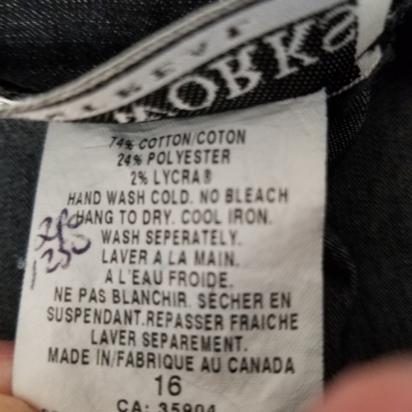 Classic Black Women's Pants By Soft Works In Plus Size 16 - Picture 5 of 14